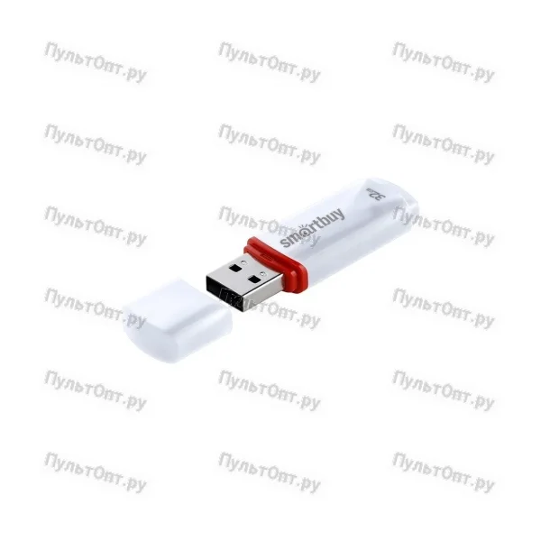 USB 32GB Smartbuy Crown белый