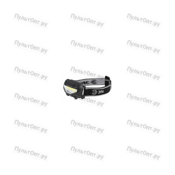 Фонарь Эра GB-501 налобный Блэкджек 3Вт COB 3хААА 3 режима черный в блистере (1/12/48/1536)