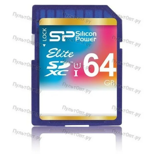 SDXC 64GB Silicon Power Class 10 Elite UHS-I