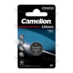 Батарейка Camelion CR2032 BL1 Lithium 3V (1/10/1800)