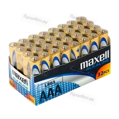 Батарейка Maxell LR03 AAA BOX40 Alkaline 1.5V (40/800)