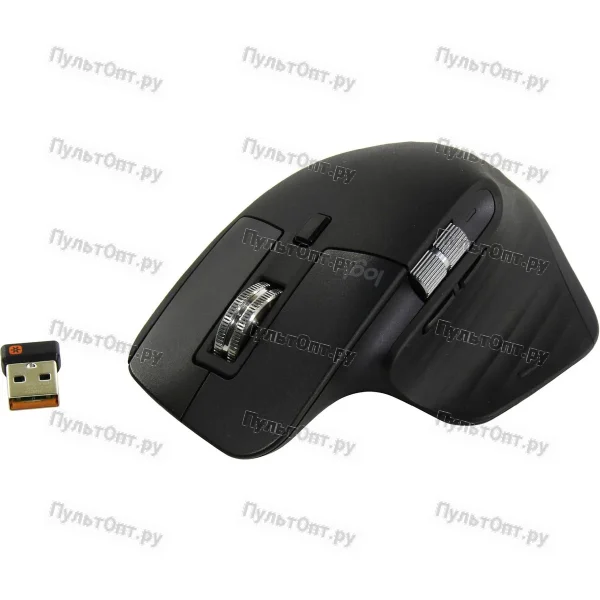 Мышь Logitech MX Master 3 черный оптическая (4000dpi) беспроводная BT (7but)