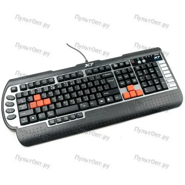 Клавиатура A4 G800V черный USB Multimedia Gamer