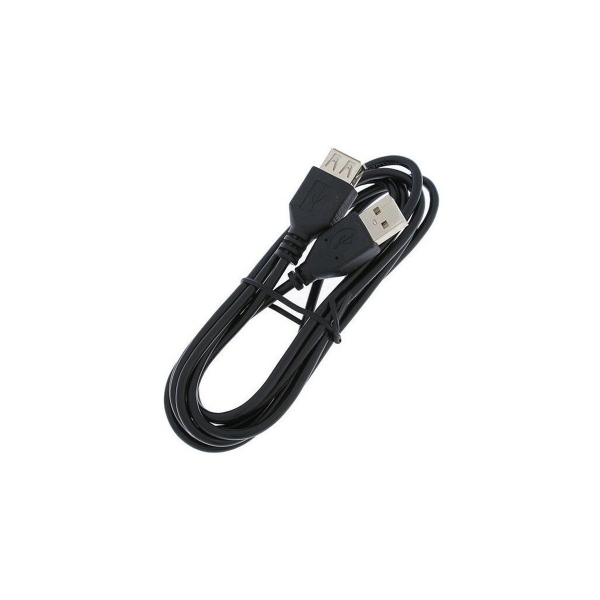 Кабель Гарнизон USB (m)-USB (f) 1,8м черный