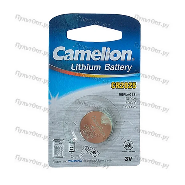 Эл. пит. CR2025 BL1 Camelion (1/10)