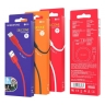 Кабель USB - Type-C Borofone BX30 Silicone, 1 м, круглый, 2.4A, силикон (белый)