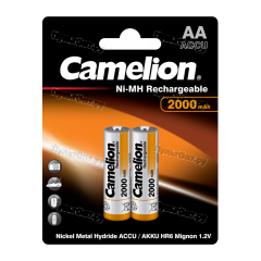 Аккумулятор бытовой Camelion HR6 AA BL2 NI-MH 2000mAh (2/24/384)