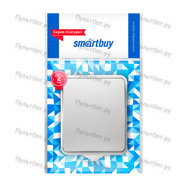 Выключатель Smartbuy "Сатурн" 1-клав.10A белый