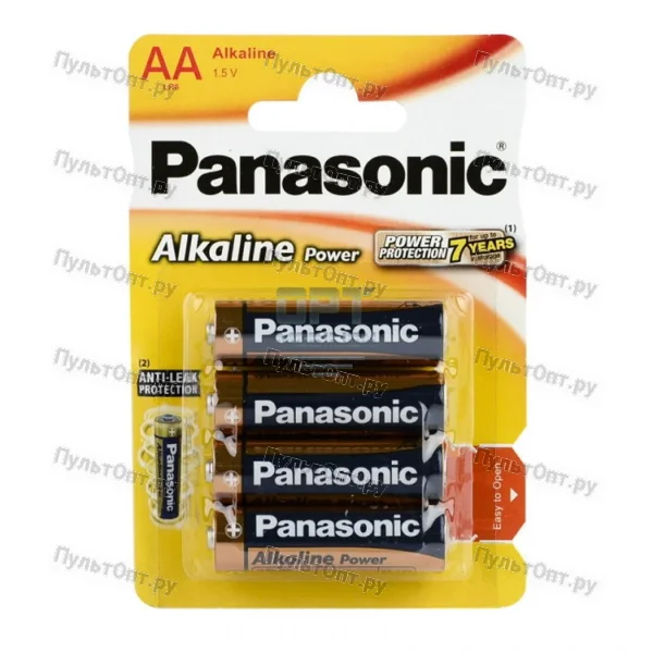 Эл. пит. AA alkaline BL04 Panasonic power PR (48)