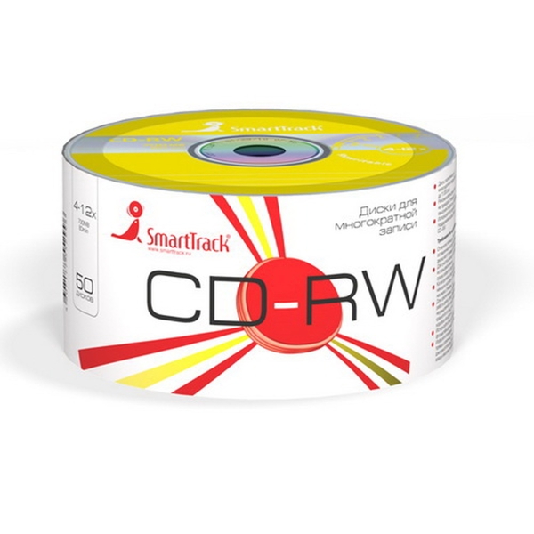 Диск ST CD-RW 80 min 4-12x CB-50 (250)