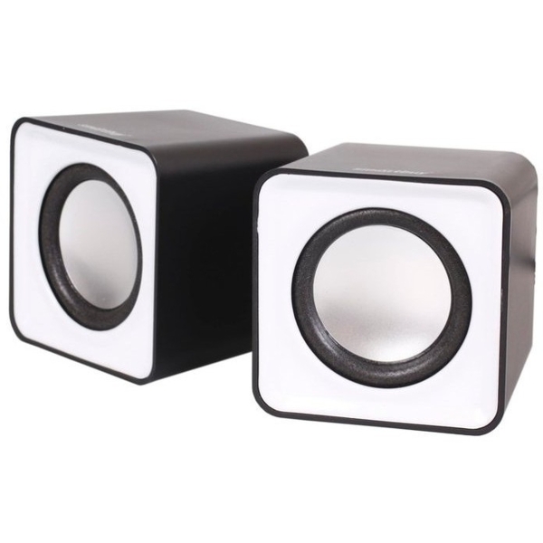 Колонки SmartBuy, 2.0, Mini, серые, USB