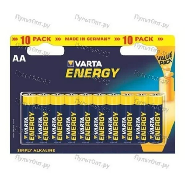 Эл. пит. AA alkaline BL10 Varta ENERGY (200)