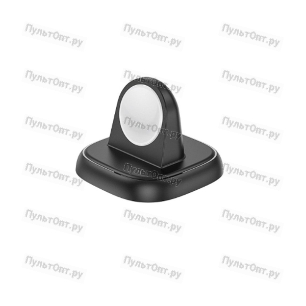 Устройство зарядное беспроводное Hoco CW44 Wireless, для умных часов, кабель Type-C цвет: чёрный (1/
