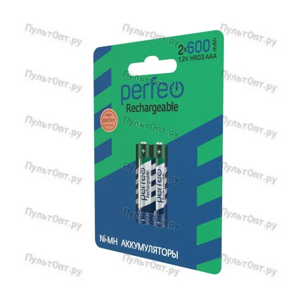 Аккумулятор Perfeo AAA600mAh/2BL (2/60/240)