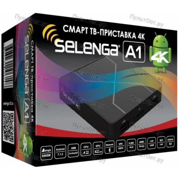 СМАРТ ТВ-приставка 4К Selenga A1(1/20)