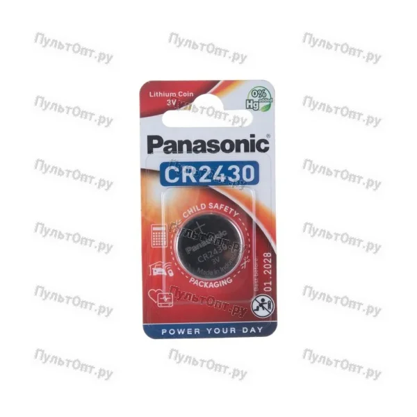 Эл. пит. CR2430 BL1 Panasonic Power Cells