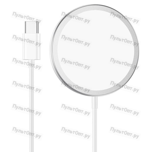 Беспроводное зарядное устройство 2in1 Borofone BQ9 Pro 3.0A для Phones + TWS , цвет:серебристый