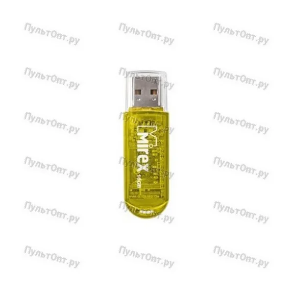 USB 16GB Mirex ELF жёлтый (ecopack)