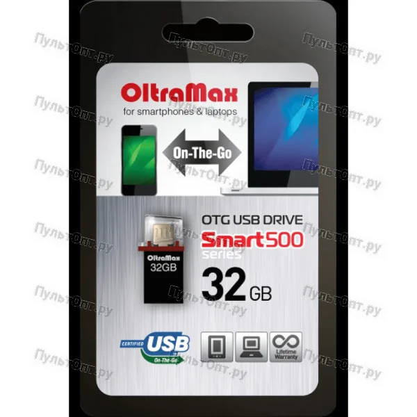 USB 32GB OltraMax 500 SMART чёрный