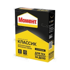 Клей Момент КЛАССИК обойный 200г для бумажных обоев (1/24)