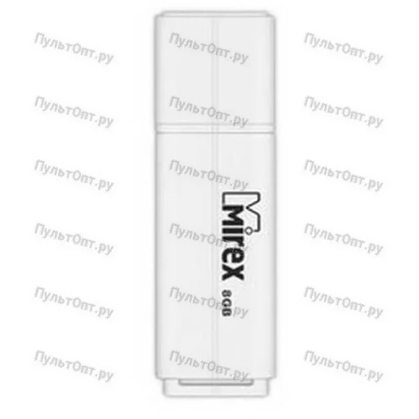 USB 8GB Mirex LINE белый (ecopack)