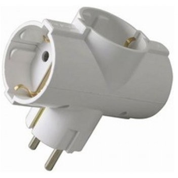 Тройник сетевой Викей 250V/16A (з)