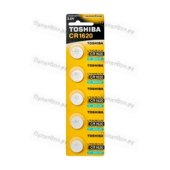 Батарейка Toshiba CR1620 BL5 Lithium 3V (5/100/12000)