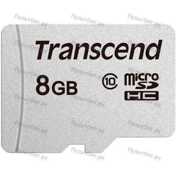 MicroSD 8GB Transcend 300S Class 10 без адаптера