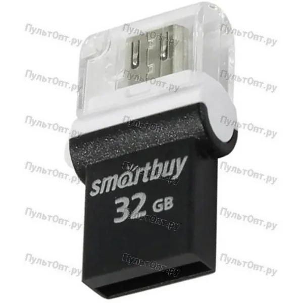 USB 32GB Smartbuy Poko OTG чёрный