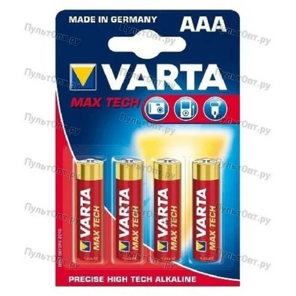 Эл. пит. AAA alkaline BL04 Varta LongLife Max Power(40)