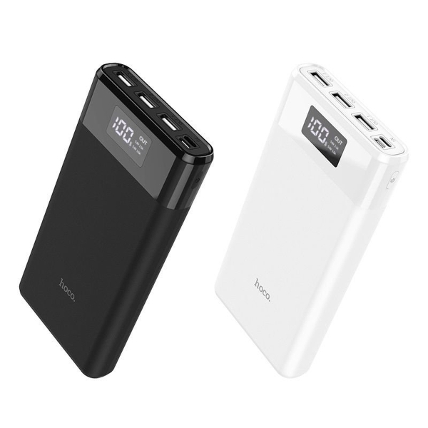 Внешний аккумулятор Hoco B35E Entourage mobile power bank (30000mAh) (белый)