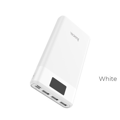 Аккумулятор внешний Hoco B35E Entourage mobile power bank (30000mAh) (белый)