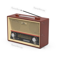 Радиоприёмник Ritmix RPR-102 WOOD, ФМ/КВ1/КВ2/СВ.раз науш.AUX вх,разUSB/microCD,дис.упр,2 динам,MP3,