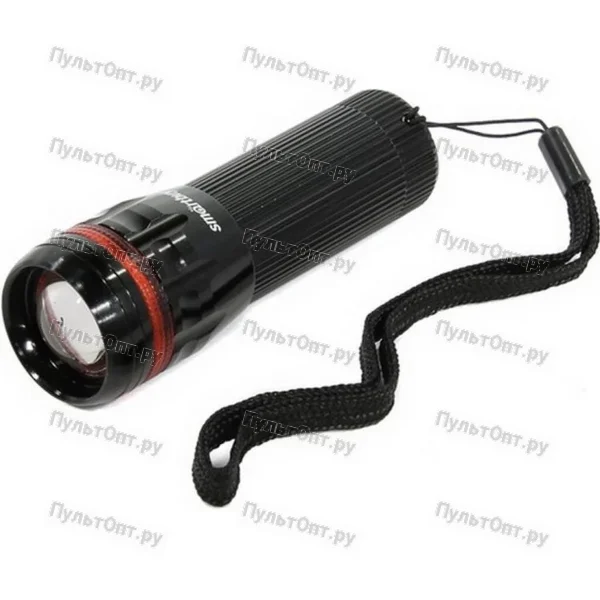 Фонарь Smartbuy SBF-305-3ААА, черный, алюм, 3Вт/3хААA