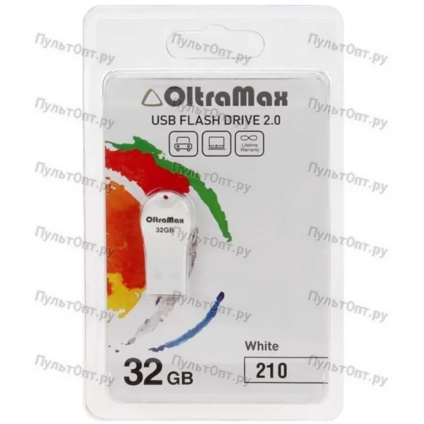 USB 32GB OltraMax 210 белый