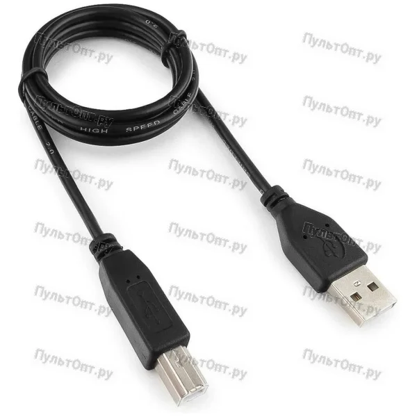 Кабель Гарнизон USB (m)-USB B (m) 1.0м черный