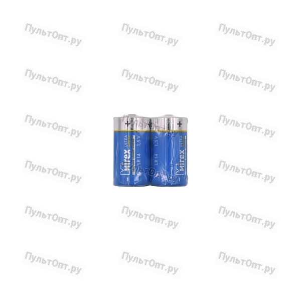 Эл. пит. Mirex LR14 / C 1,5V 2 шт (2/12/96), shrink