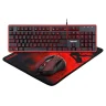 Набор Redragon S107 RU, мышь+клавиатура+ковер