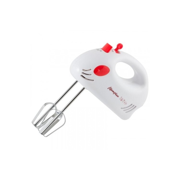 Миксер МАТРЁНА MA-012 погружной, 7 скоростей, 150Вт, красный (1/24)