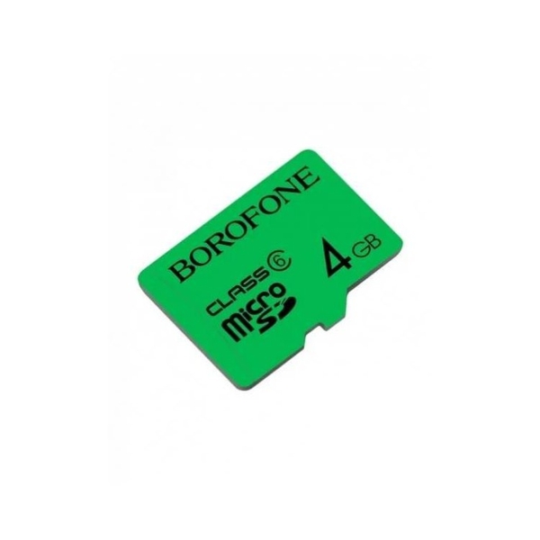 Карта памяти microSD Borofone 4GB 40 МБ/сек (1/100)