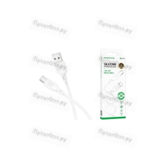 Кабель Borofone BX113 USB (m)-Type-C (m) 1м 3.0A силикон белый (1/360)