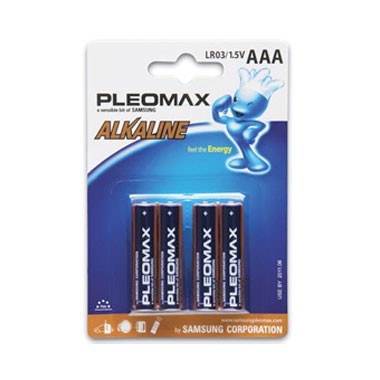 Элемент питания Samsung Pleomax LR03 BL4 (40/400/28800)