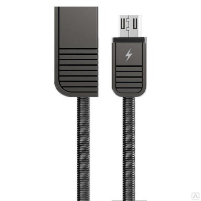 USB кабель Remax Linyo (Micro) RC-088M Черный (1M, 2.1A)