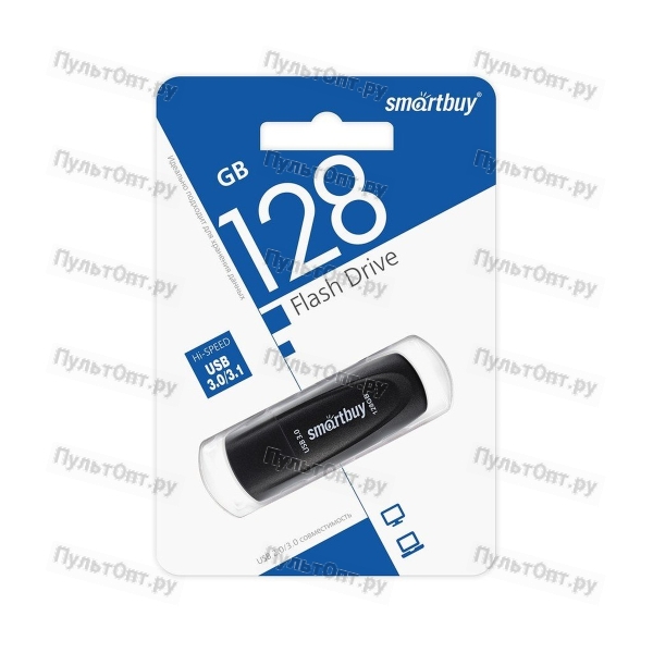 USB 3.0 128GB Smart Buy Scout чёрный