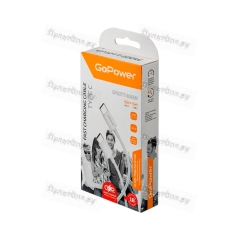 Кабель GoPower GP10TT-60W Type-C (m)-Type-C (m) 1м 60W белый (1/200/800)