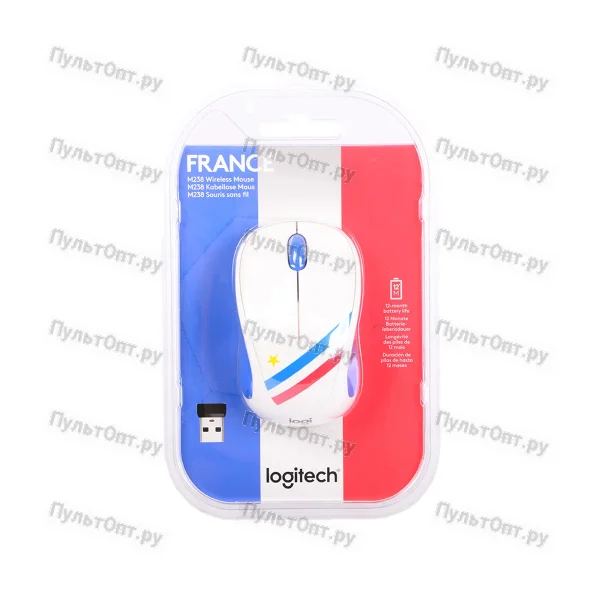 Мышь Logitech Wireless Mouse M238 Fan Collection FRANCE