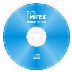Диск Mirex CD-R 80 min 48x (Standard) балк 50 (50/500)