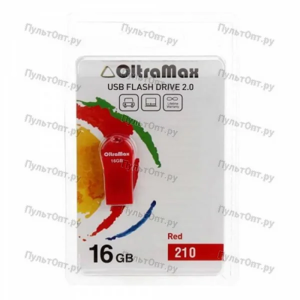 USB 16GB OltraMax 210 красный