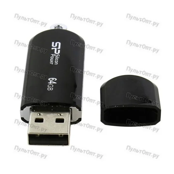 USB 64GB Silicon Power LuxMini 322 черный