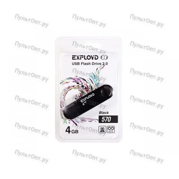 USB 4GB Exployd 570 чёрный